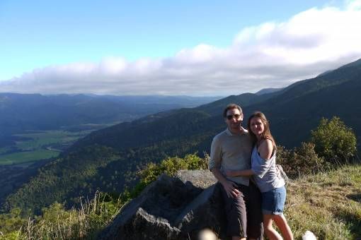 Us in Golden Bay, New Zealand