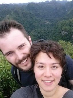 Melissa and Geoff on Cat Ba Island in Vietnam