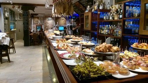 Pinchos bar in San Sebastián, Basque Country, Spain